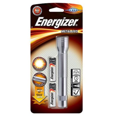 ΦΑΚΟΣ ENERGIZER 55 LUMENS METAL LED 2AA - INCLUDES 2 AA BATTERIES 020012