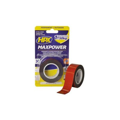 ΑΥΤΟΚΟΛΛΗΤΗ ΤΑΙΝΙΑ ΔΙΠΛΗΣ ΟΨΕΩΣ HPX ΜΑΧ POWER OUTDOOR 19mm x 5m