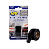 ΑΥΤΟΒΟΥΛΚΑΝΙΖΟΜΕΝΗ ΤΑΙΝΙΑ 25mmx3m HPX STRETCH KAI FUSE ΜΑΥΡΗ