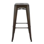 ΣΚΑΜΠΩ BAR ΜΕΤΑΛΛΙΚΟ HM0020.04 MELITA ΣΕ RUSTY ΧΡΩΜΑ 43X43X76,5