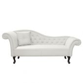 ΑΝΑΚΛΙΝΔΡΟ T.CHESTERFIELD NIOVI HM3007.02 PU ΛΕΥΚΟ ΑΡ. ΜΠΡΑΤΣΟ