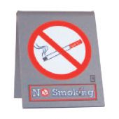 ΑΣΗΜΙ PG ΛΑΜΔΑ NO SMOKING 7Χ11CM 02-004